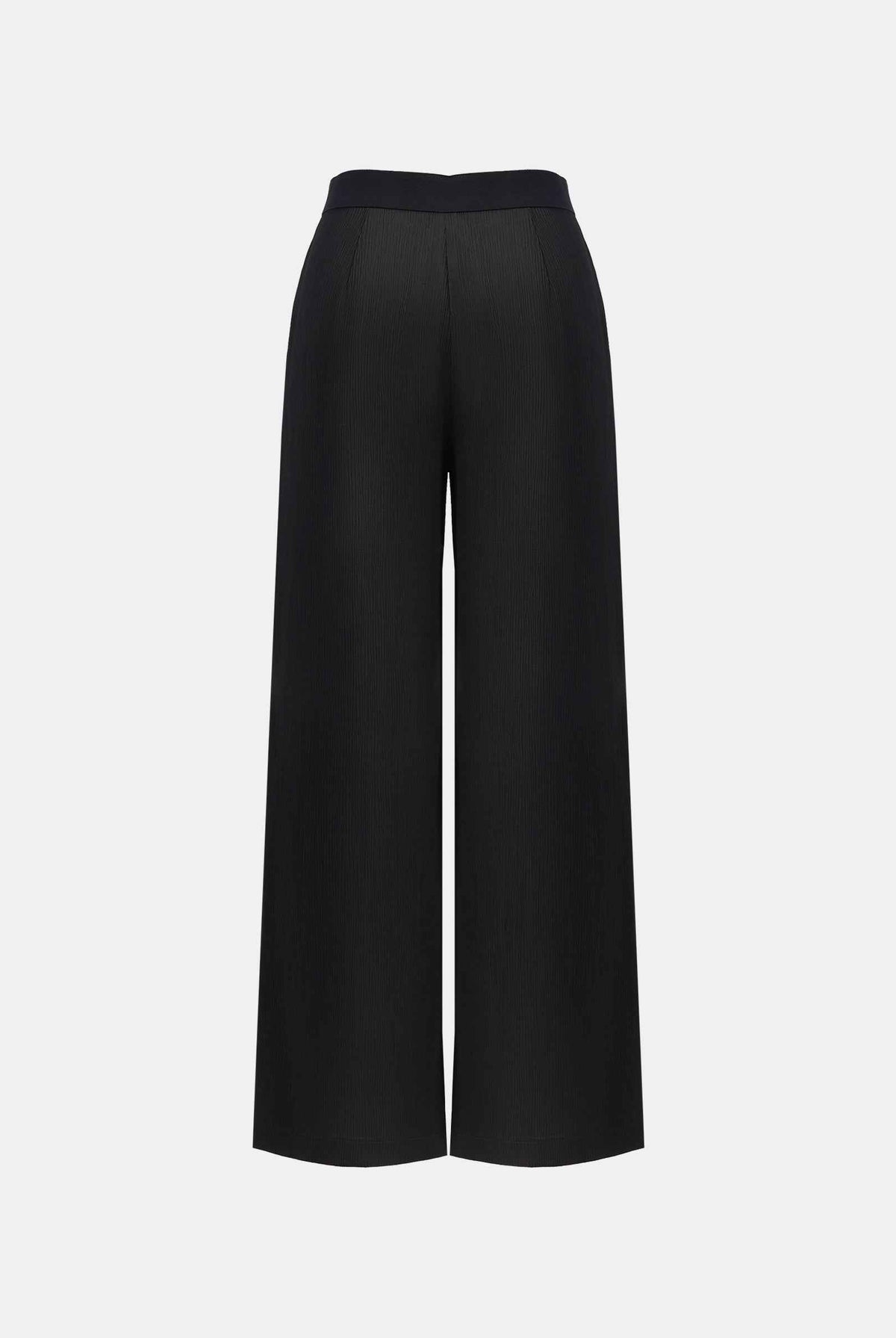 Slimming Black Wide-Leg Pants