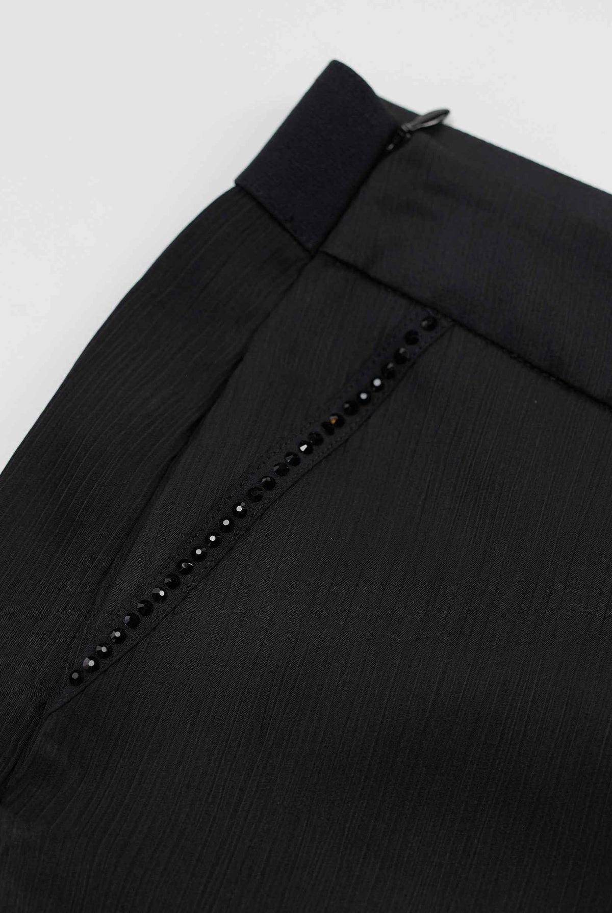 Slimming Black Wide-Leg Pants