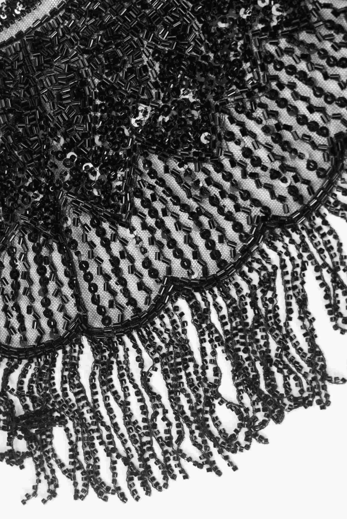 Cloudscape Tasseled Shawl