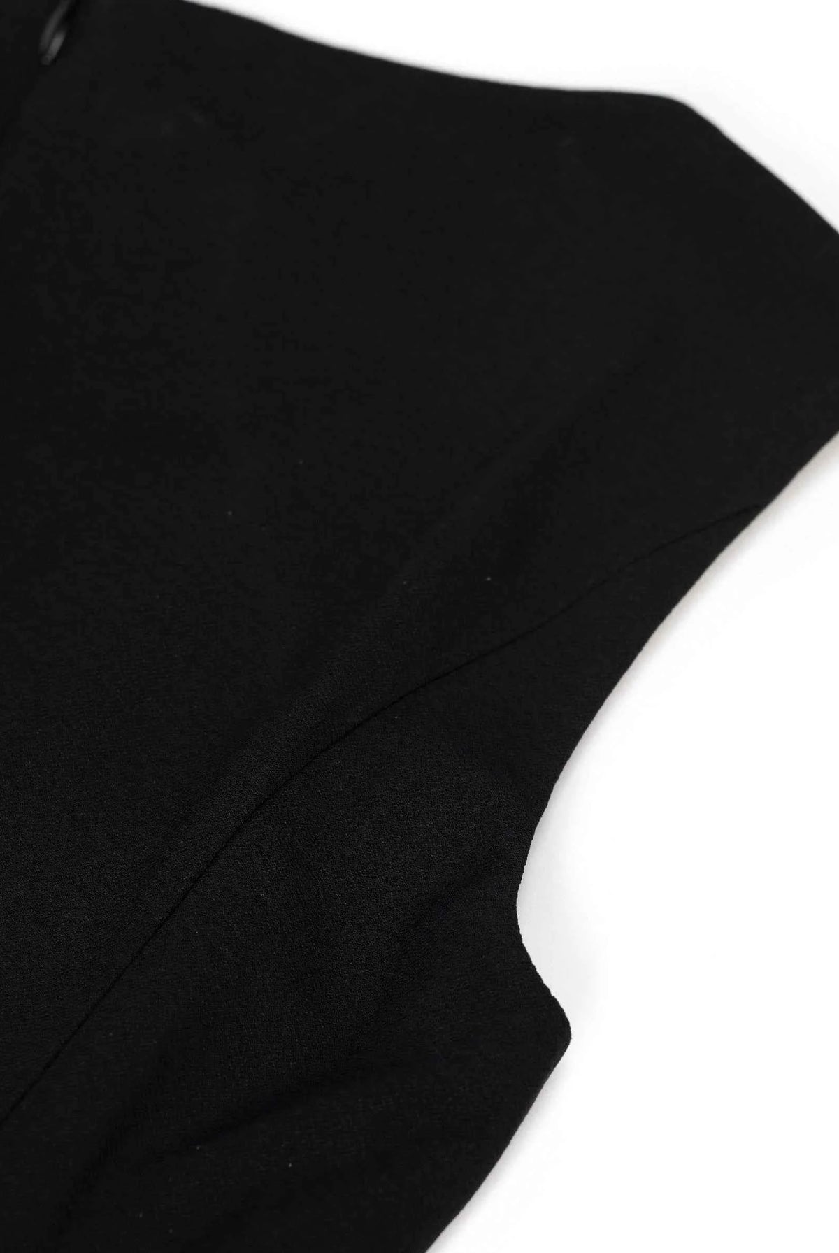Lace-Slit Knit Dress