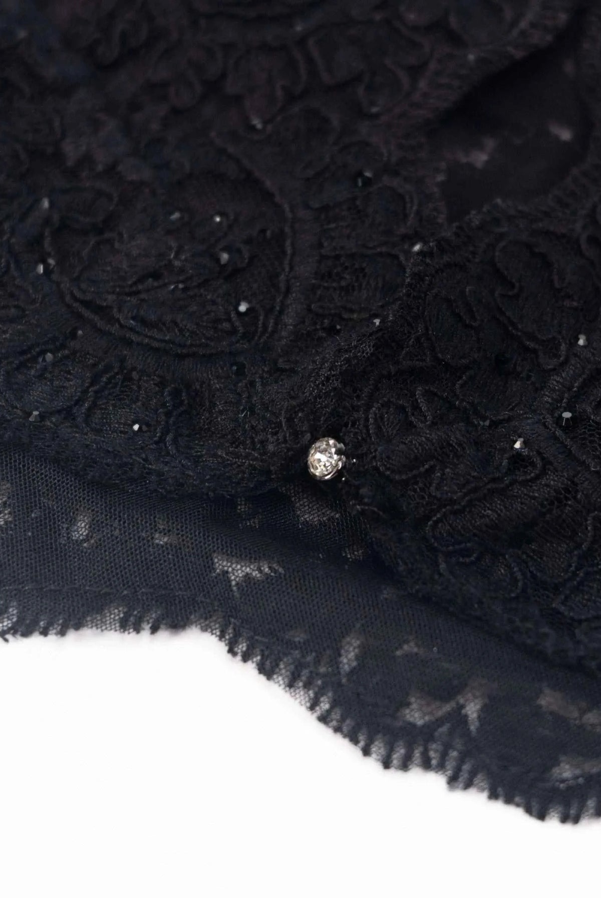 Misty-Bloom Lace Vest