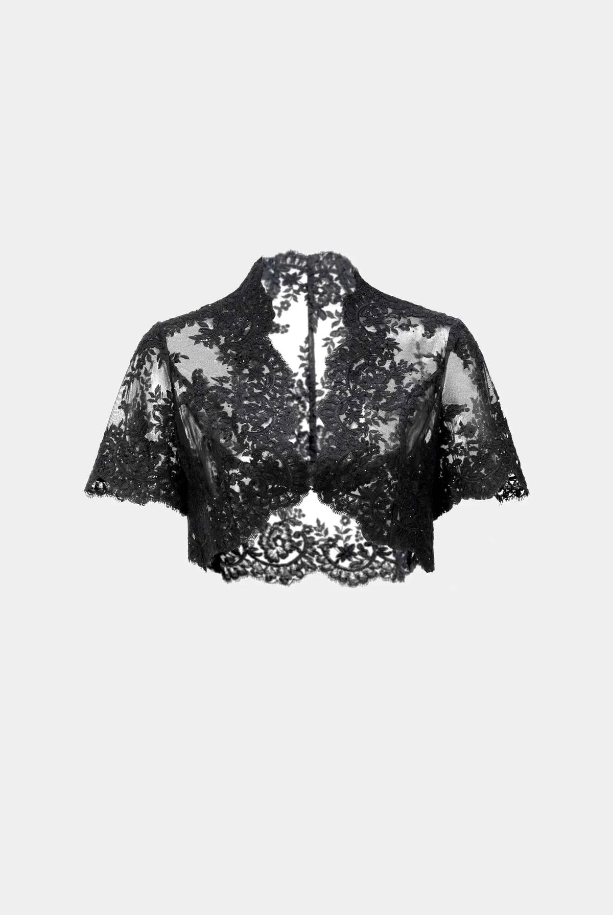 Misty-Bloom Lace Vest