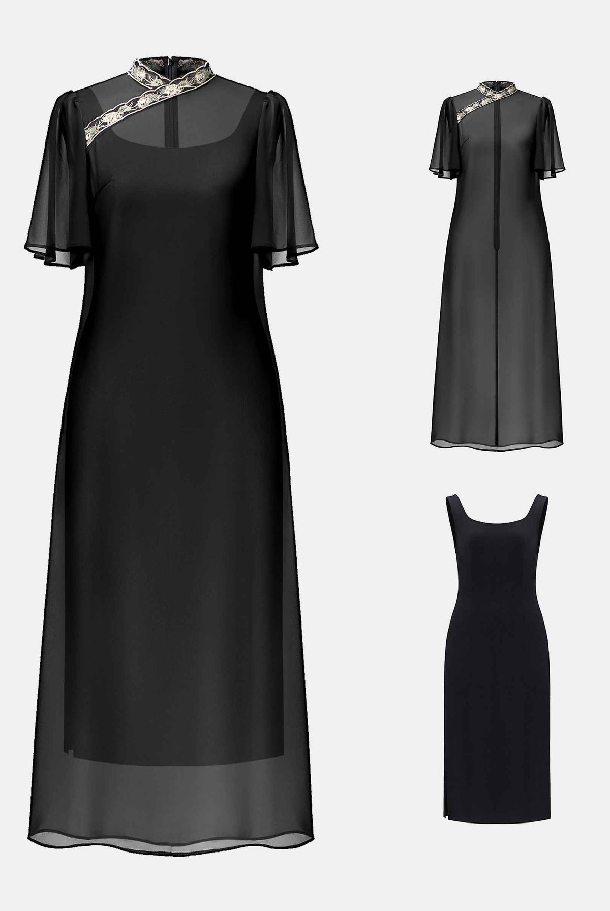 Elegant Spaghetti Strap Slim-fit Waist Dress