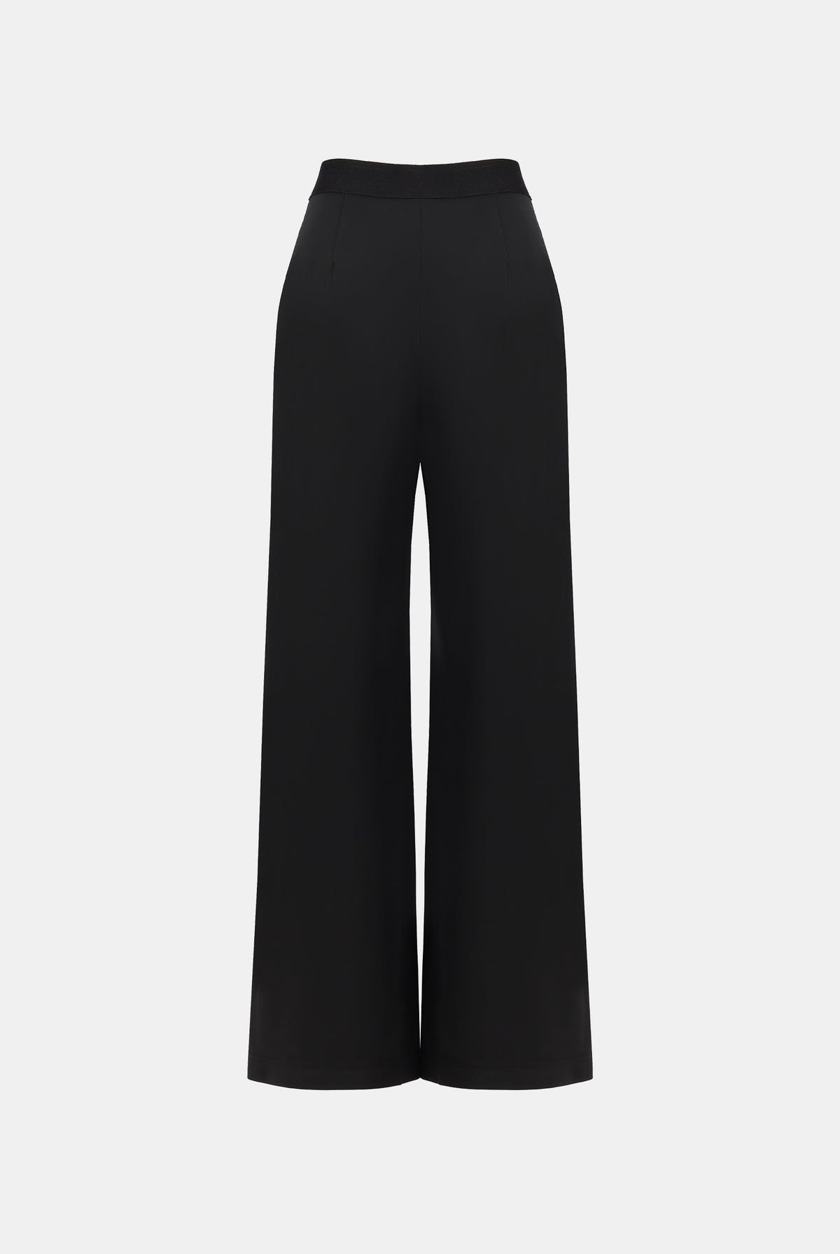 Tailored Black Wide-Leg Trousers - Sussiland