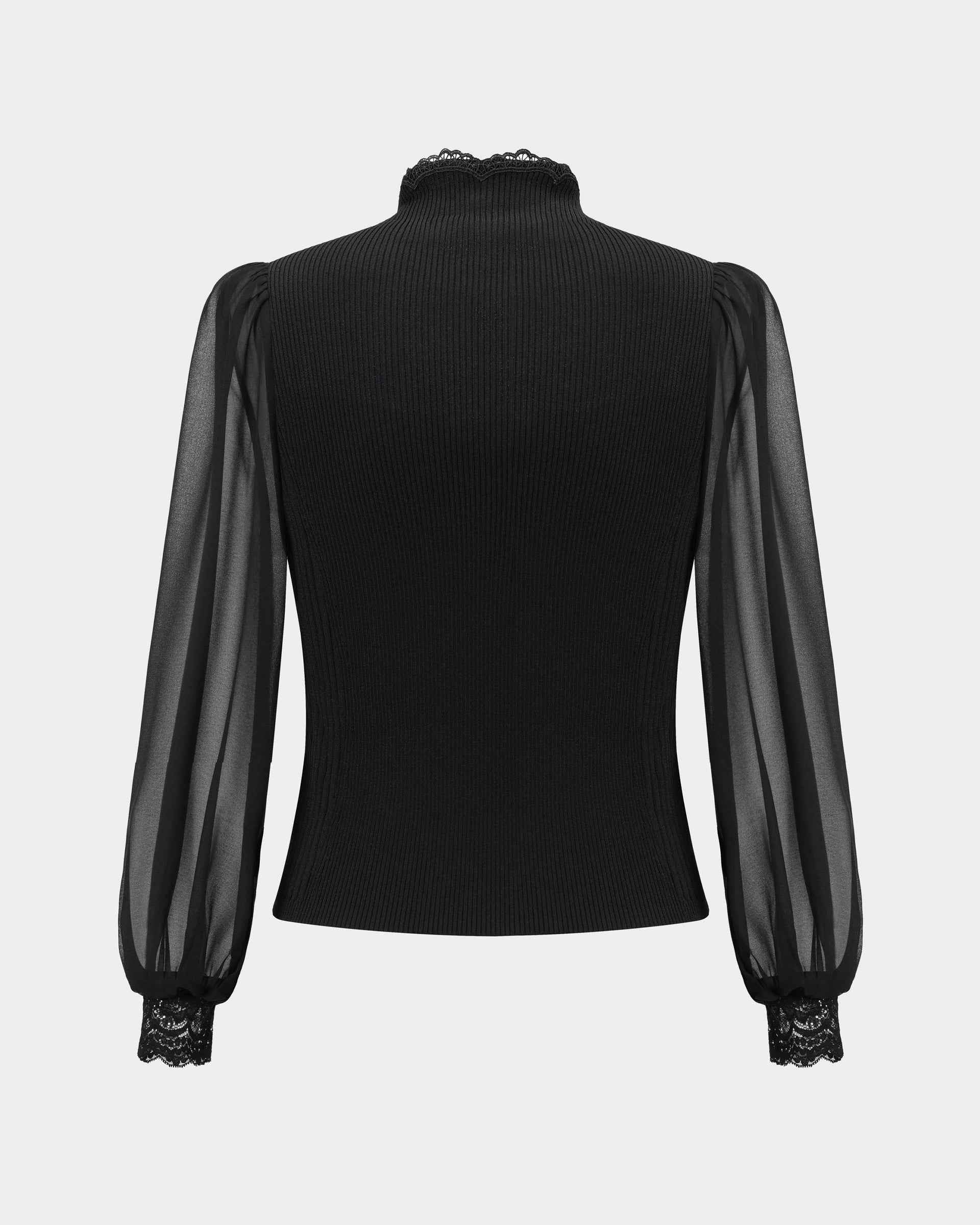Orchid Buttoned Lace Top