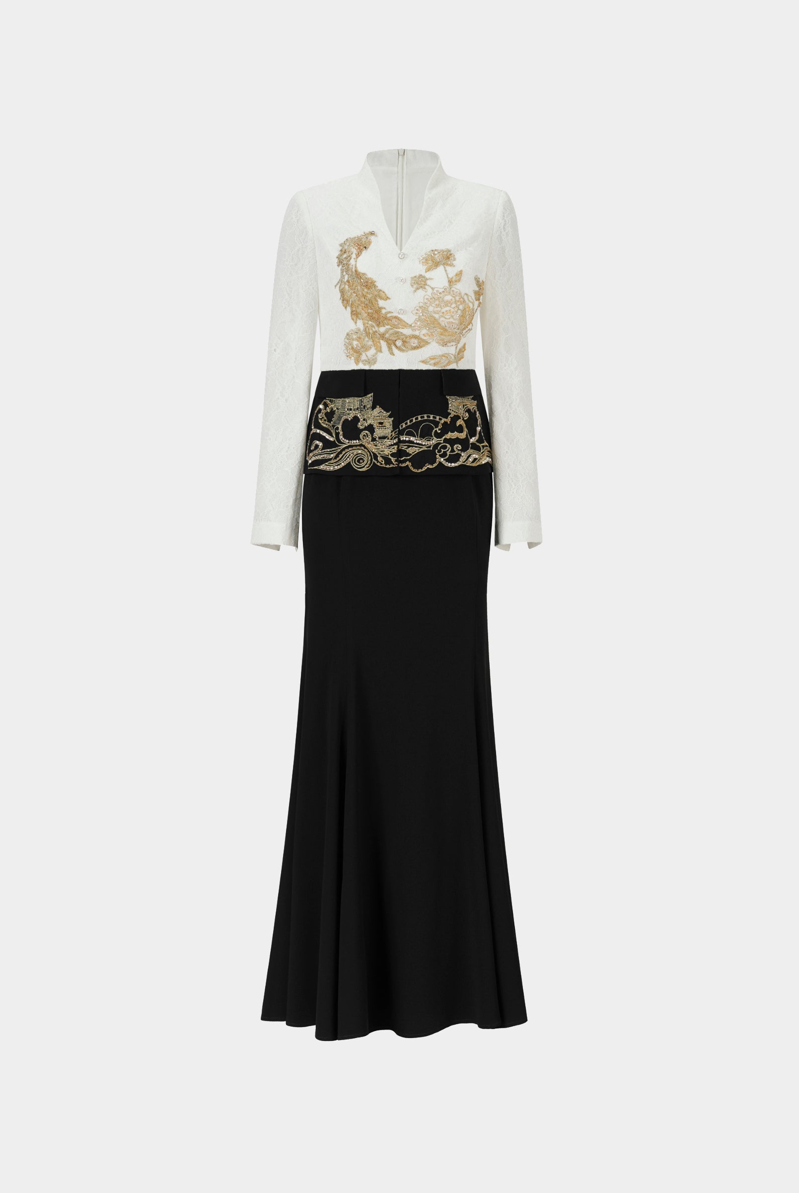 Golden Chang'an Mermaid Gown - Sussiland