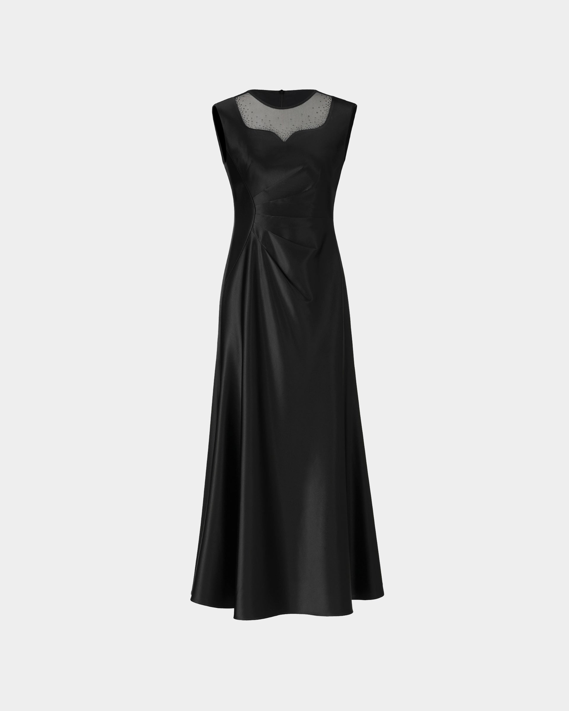 Black Textured Midi Dress - Sussiland