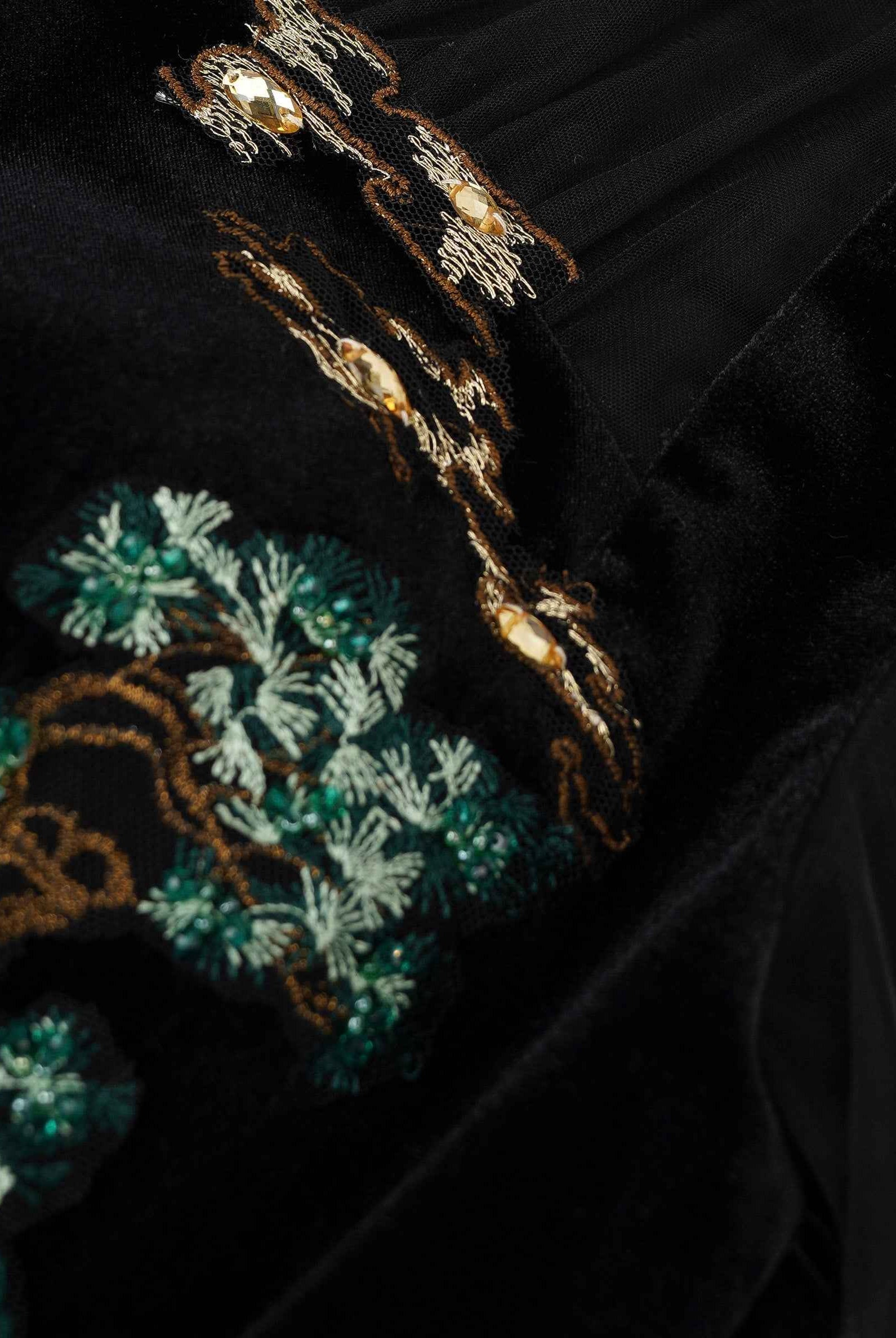 Riverscape Embroidered Midi Dress