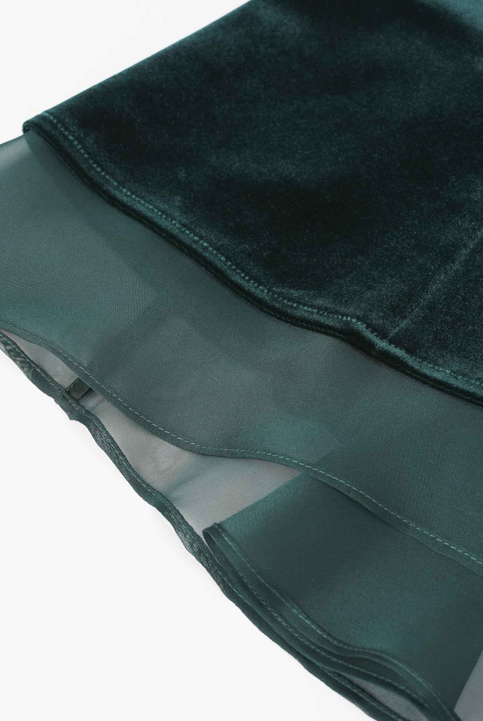 Velvet Midi Skirt