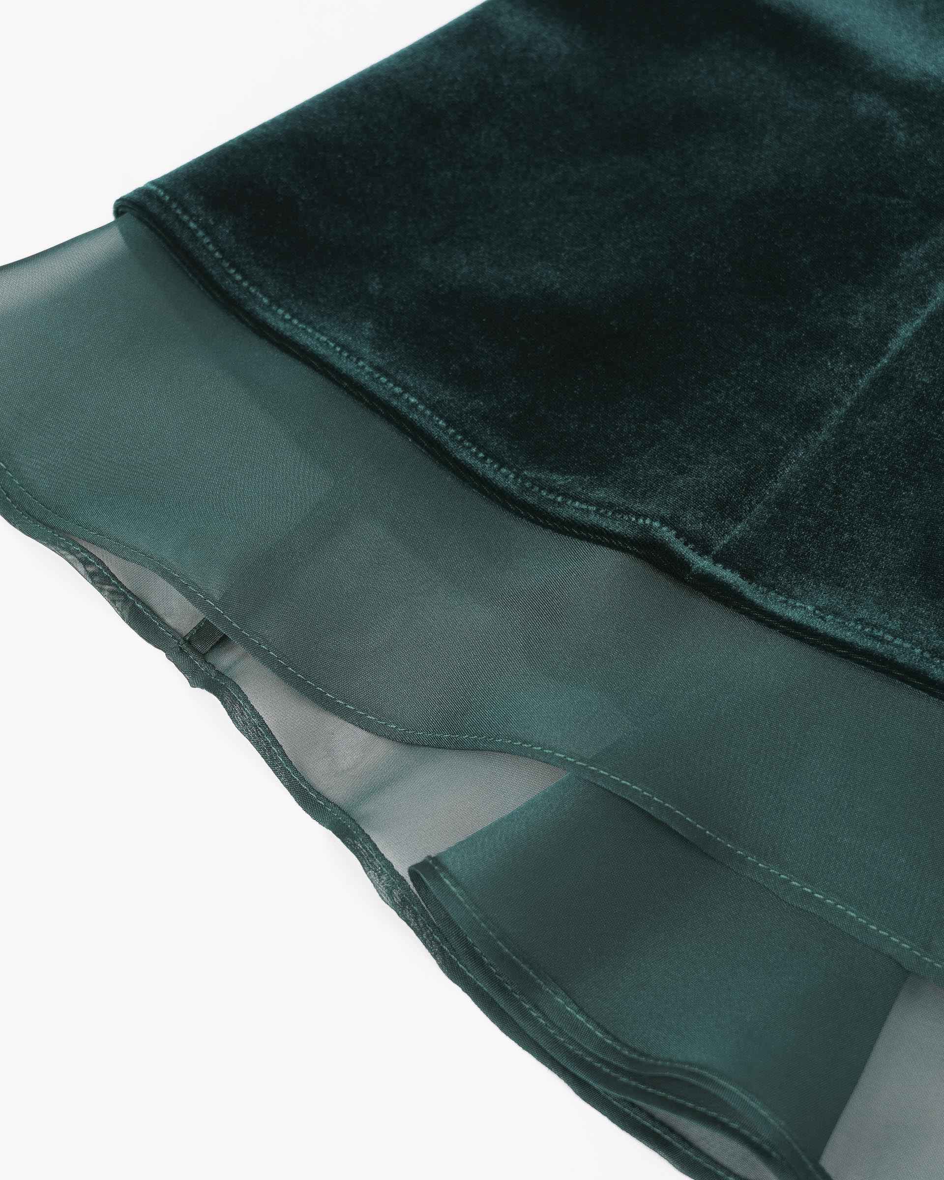 Velvet Midi Skirt