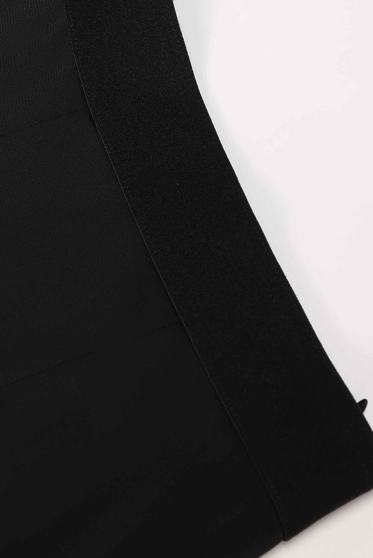 Tailored Black Wide-Leg Trousers