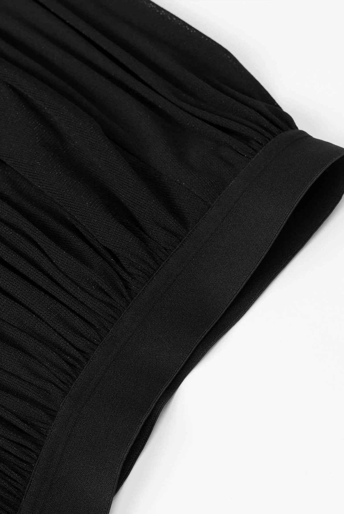 Black Resort-Style Wide-Leg Palazzo Pants