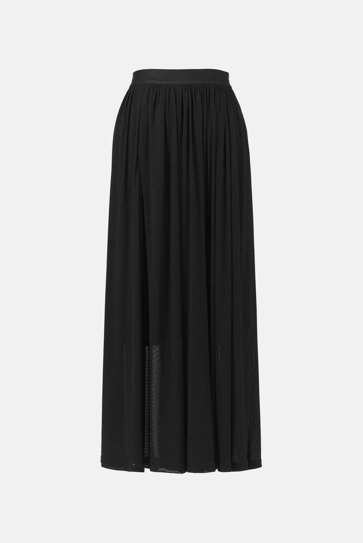 Black Resort-Style Wide-Leg Palazzo Pants