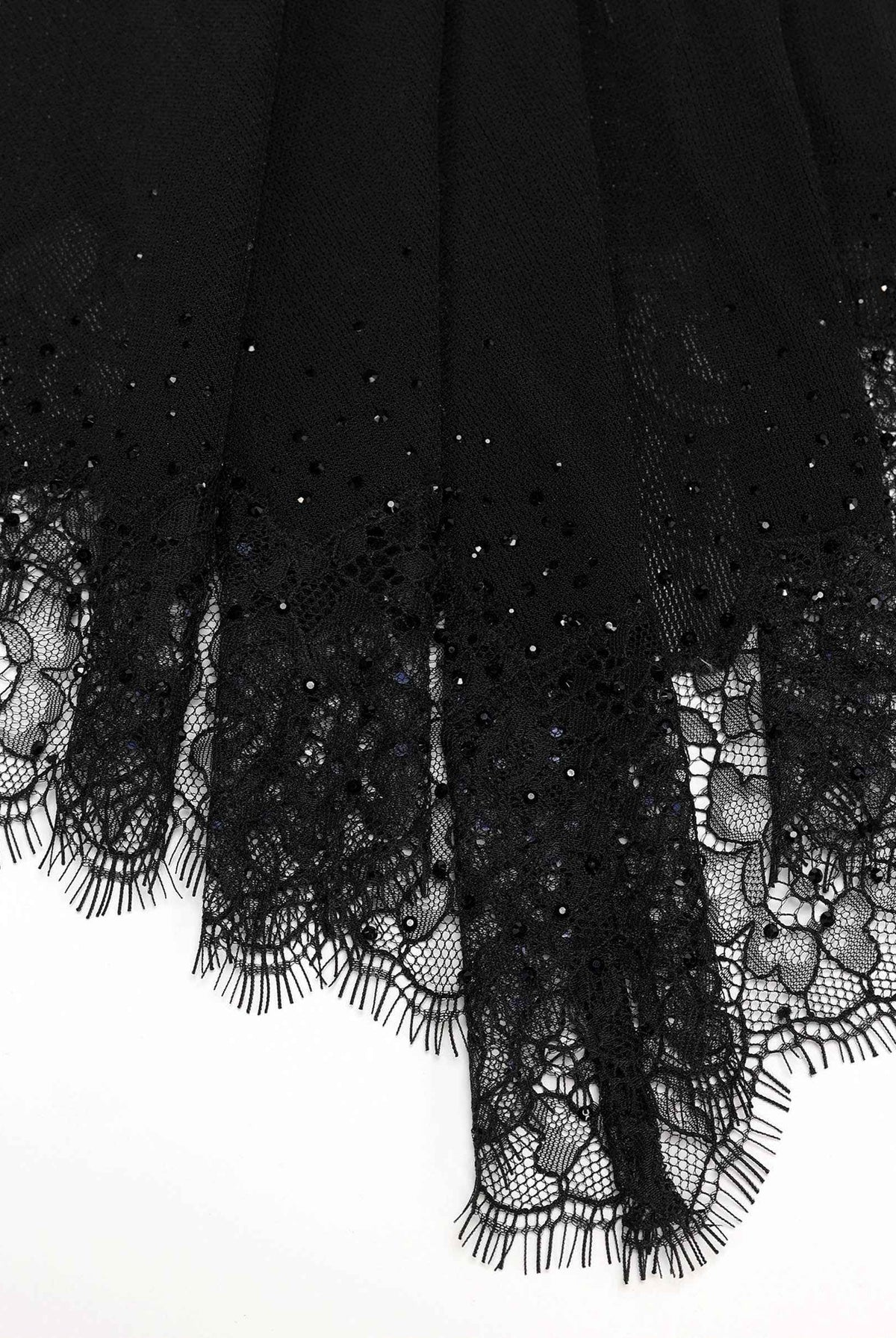 Elegant Shawl-Collar Lace Coat
