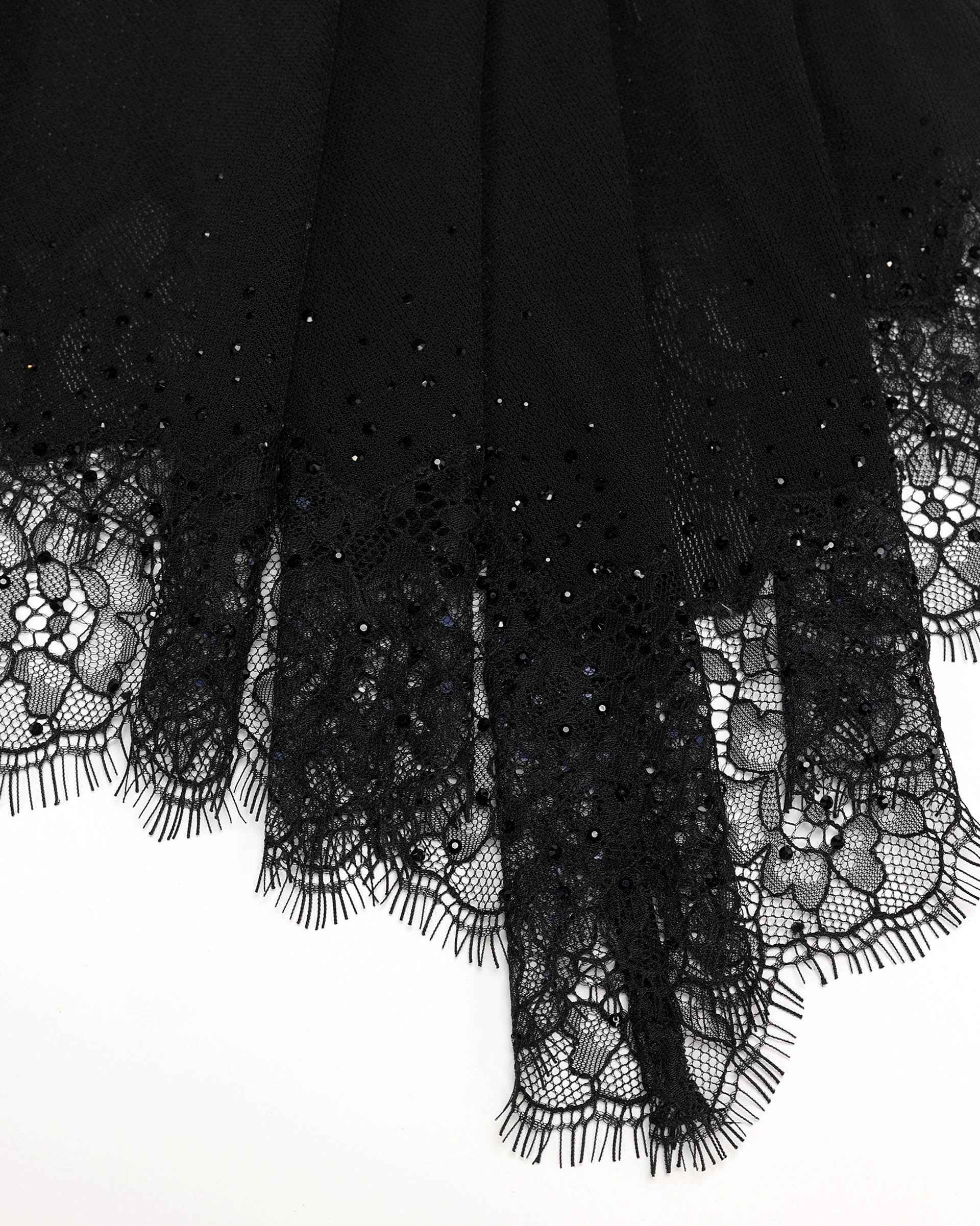 Elegant Shawl-Collar Lace Coat
