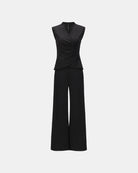 Tailored Black Wide-Leg Trousers - Sussiland
