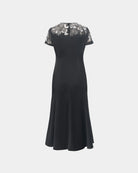 Sunlit-Blossom Fishtail Dress