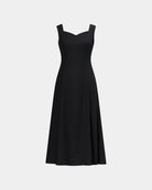 Quiet-Chord Draped Dress