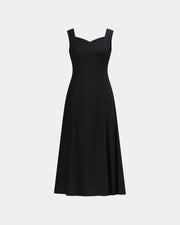 Quiet-Chord Draped Dress