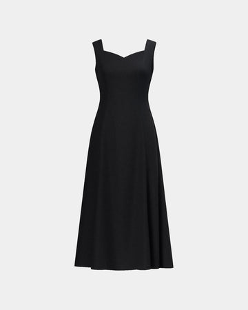 Quiet-Chord Draped Dress