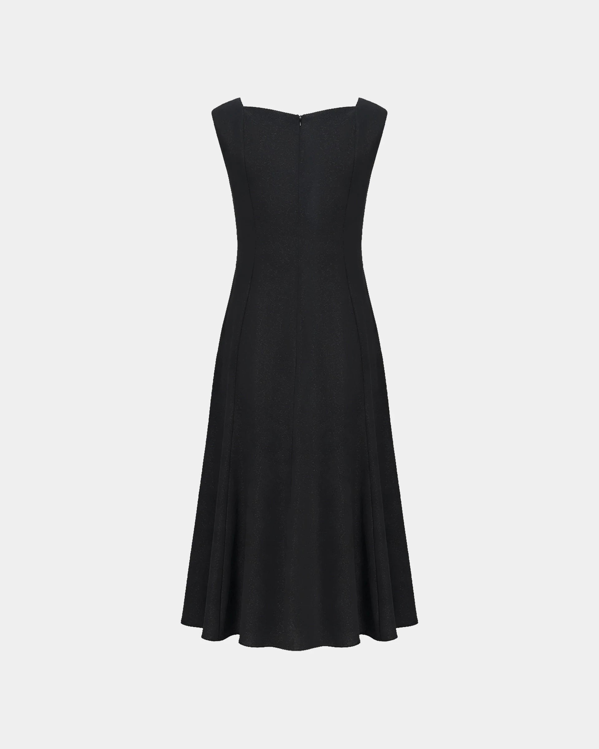 Quiet-Chord Draped Dress