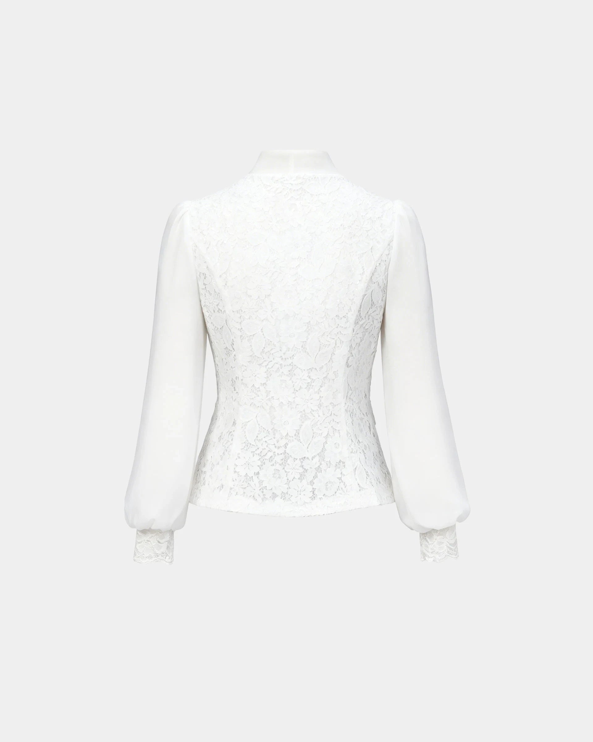 Sequined V-Neck Lace Top