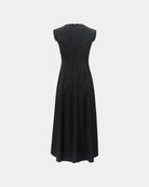 Night-Bloom Jacquard Dress