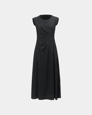 Night-Bloom Jacquard Dress