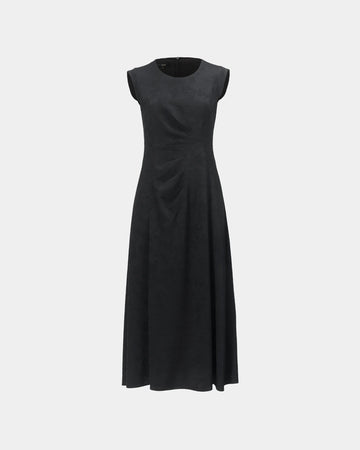 Night-Bloom Jacquard Dress