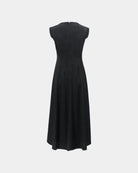 Night-Bloom Jacquard Dress