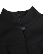 Mandarin-Collar Sleeveless Dress