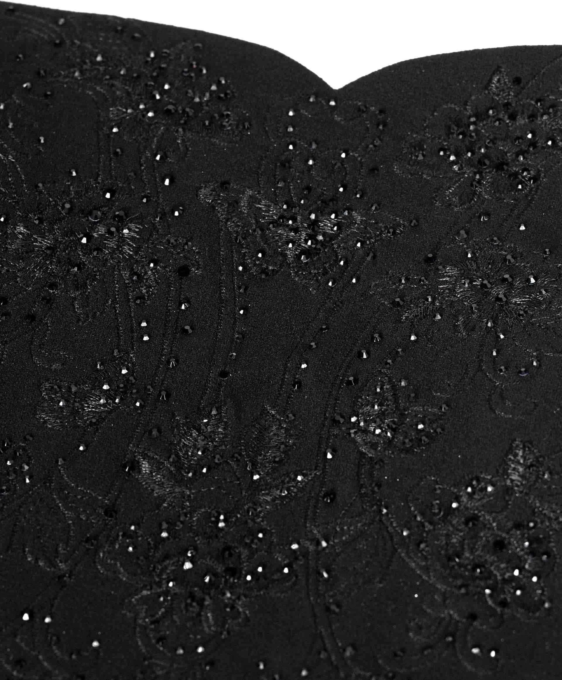 Ink-Bloom Embroidered Top