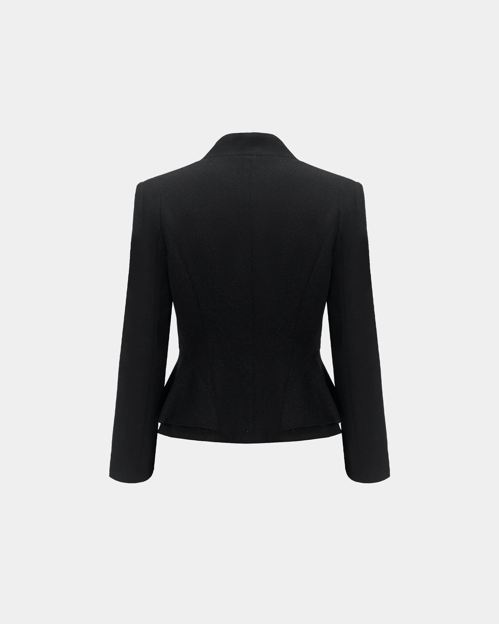 Plum-Shadow Embroidered Jacket