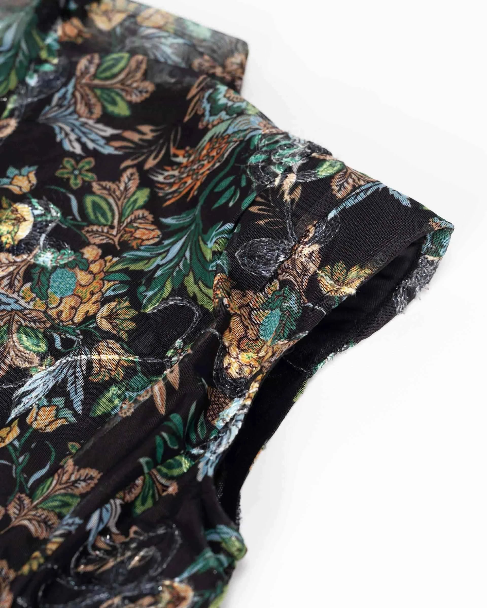Satin Floral Cheongsam