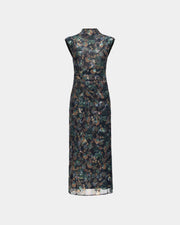 Satin Floral Cheongsam