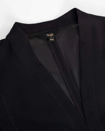 Bare-Branch Padded-Shoulder Jacket
