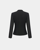 Bare-Branch Padded-Shoulder Jacket