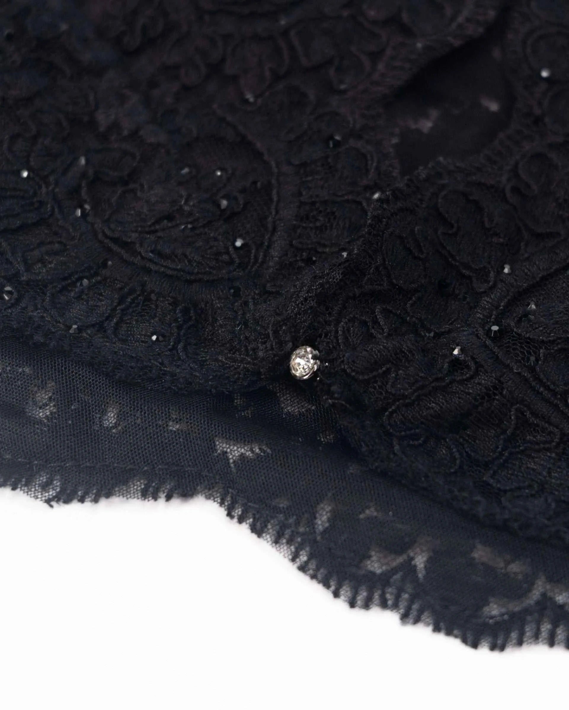 Misty-Bloom Lace Vest
