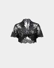 Misty-Bloom Lace Vest