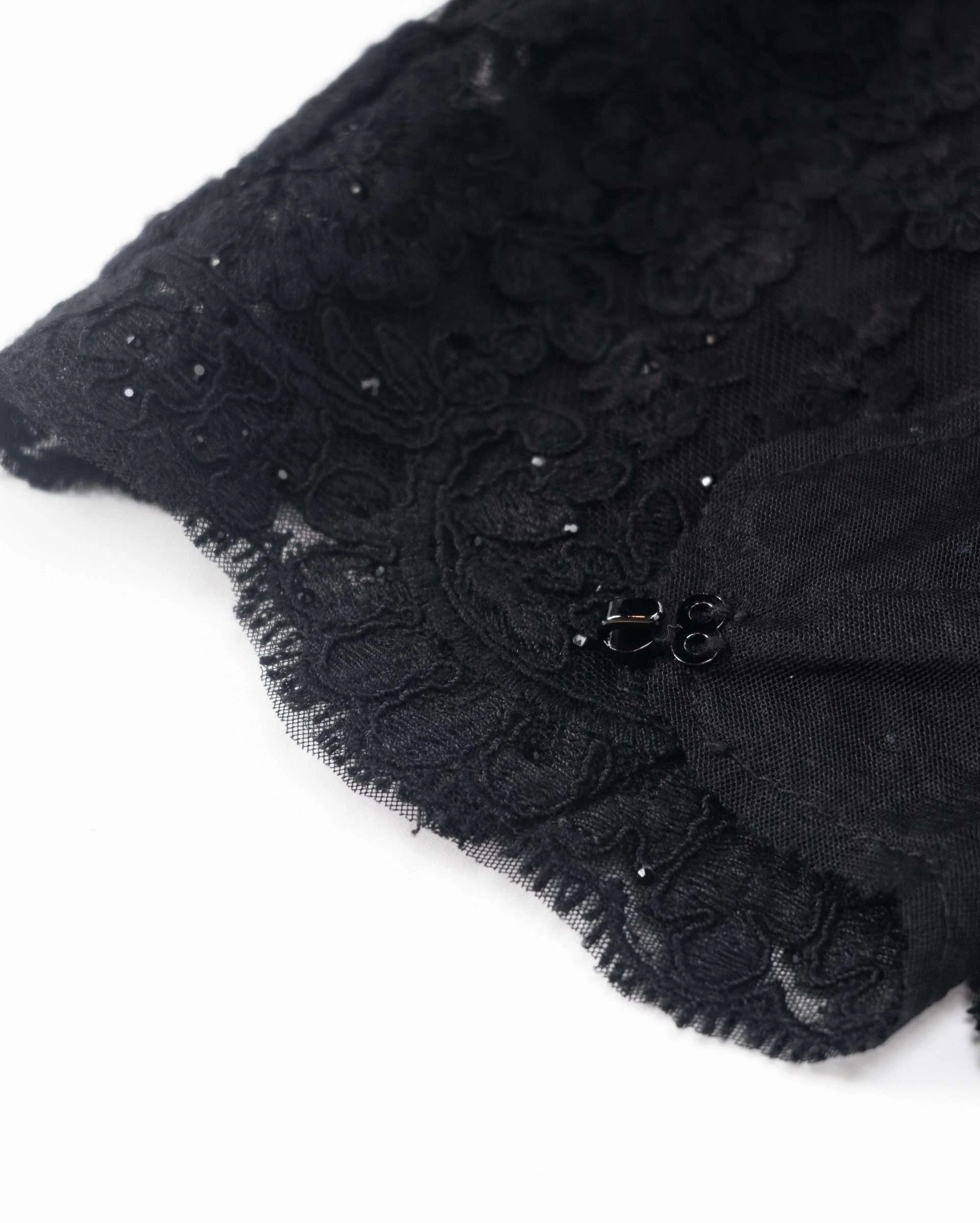Misty-Bloom Lace Vest