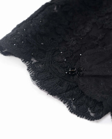Misty-Bloom Lace Vest