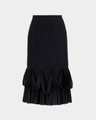 Sophisticated High-Waisted Mermaid Hem Pencil Skirt