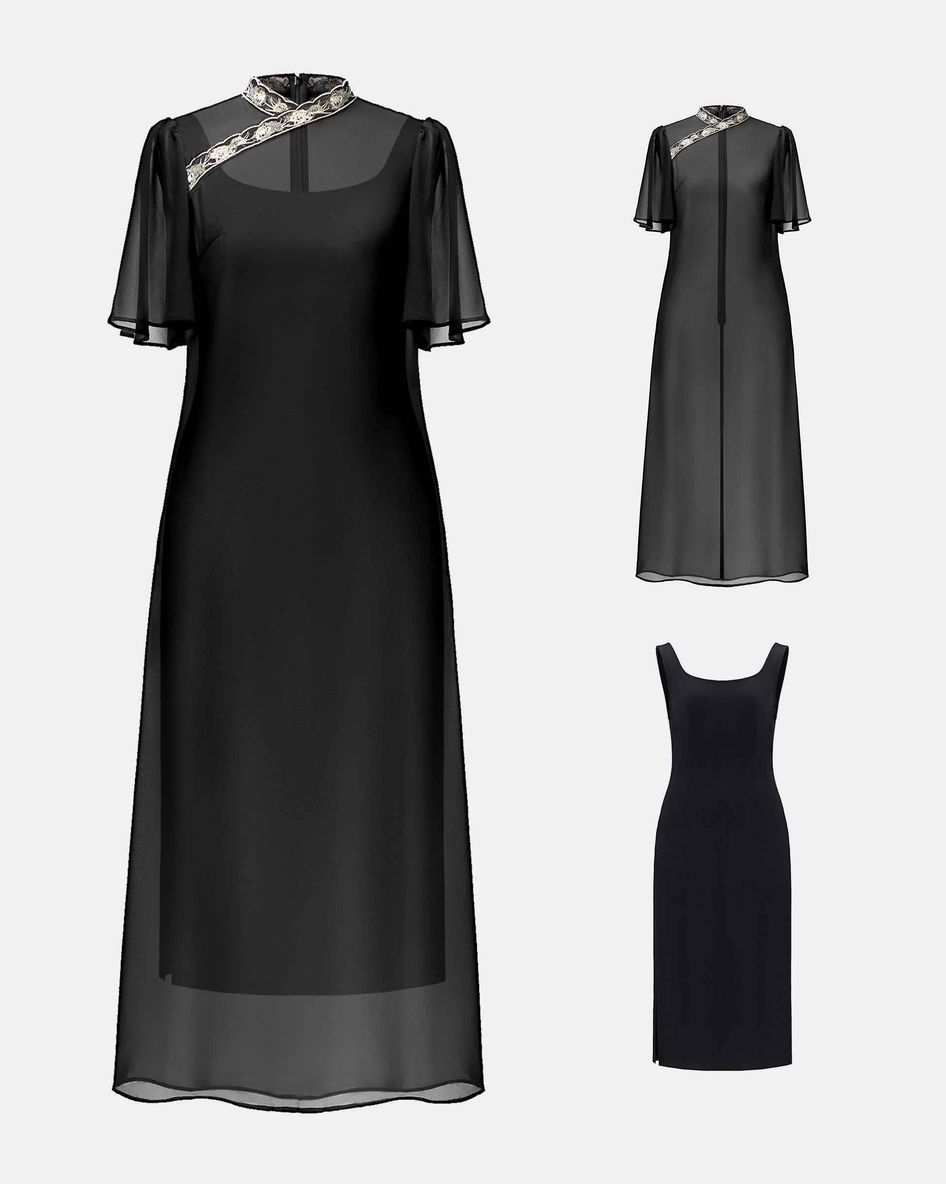 Elegant Spaghetti Strap Slim-fit Waist Dress