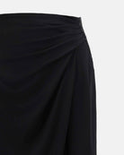 Elegant Crystal-Embellished Bodycon Midi Skirt