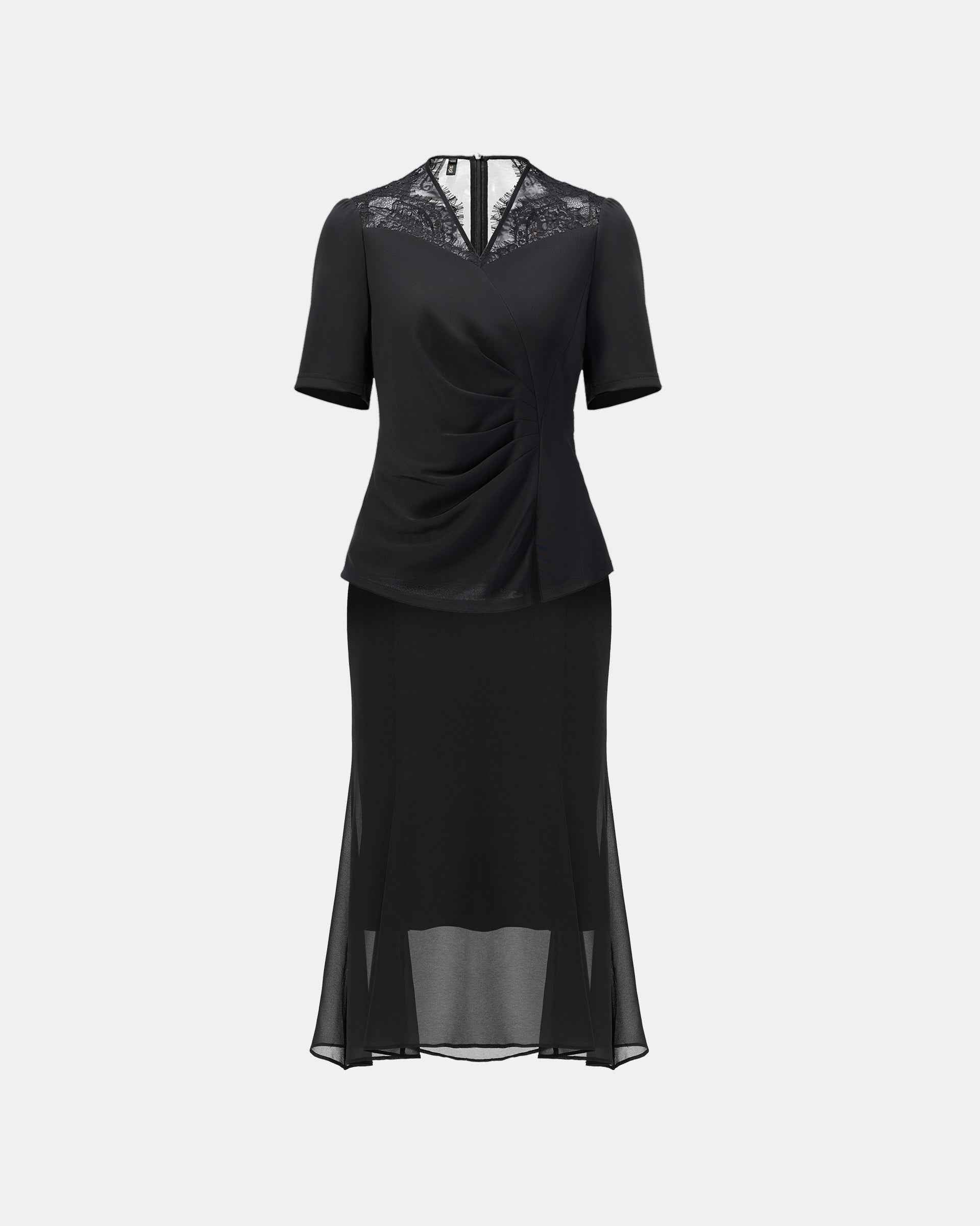 Elegant Mermaid Hem Skirt