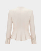 Single-Button Fitted Blazer