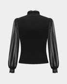 Orchid Buttoned Lace Top