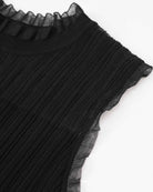Lace Trim Knit Top