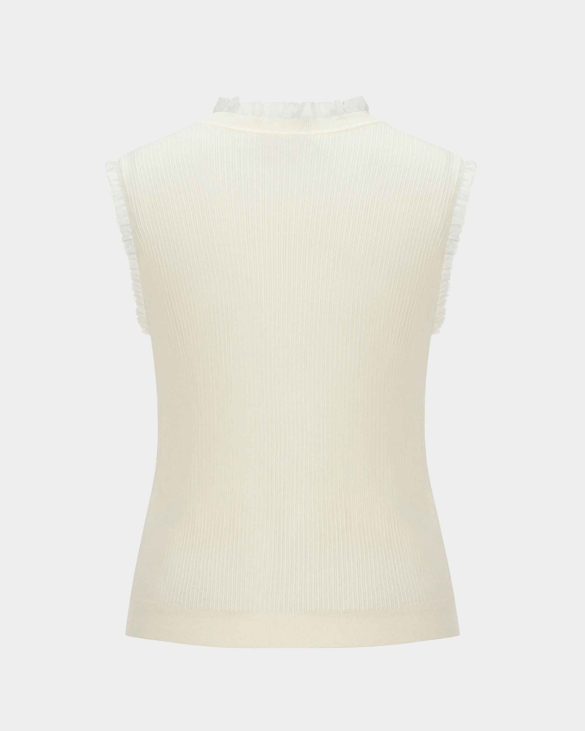 Lace Flutter Knit Top