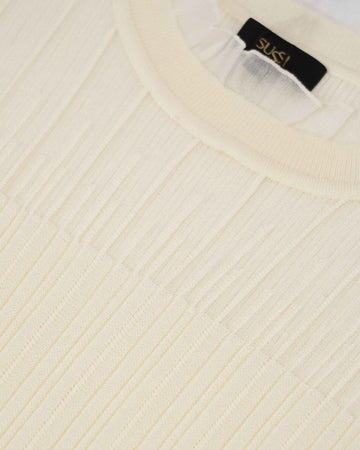 Lace Flutter Knit Top